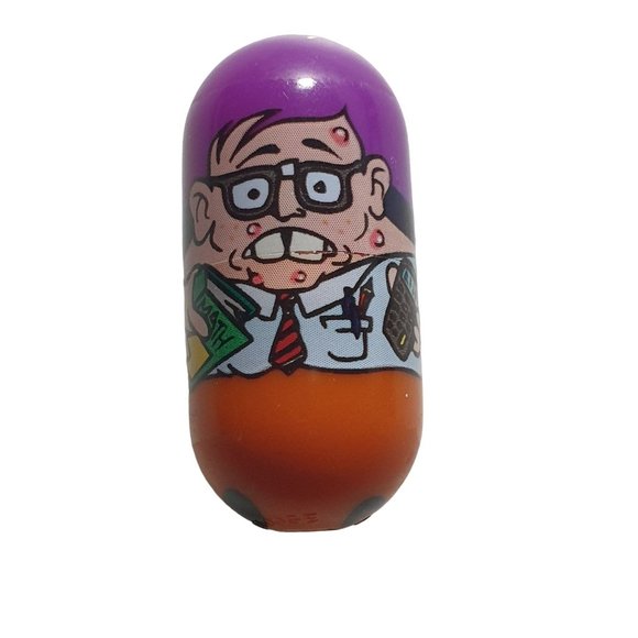 Mighty Beanz 63 Nerd Bean 2003 Series 2 Moose Entertainment - Picture 1 of 4